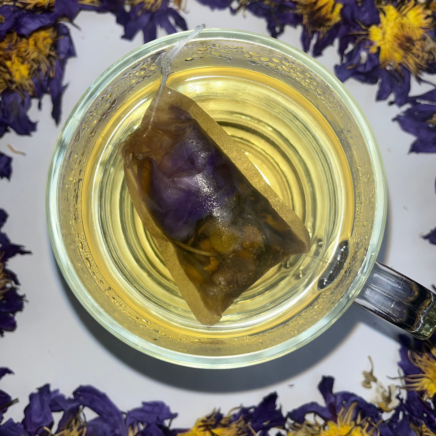 Decaffeinated Herbal Tea Bags - Blue Lotus | Chamomile Tea