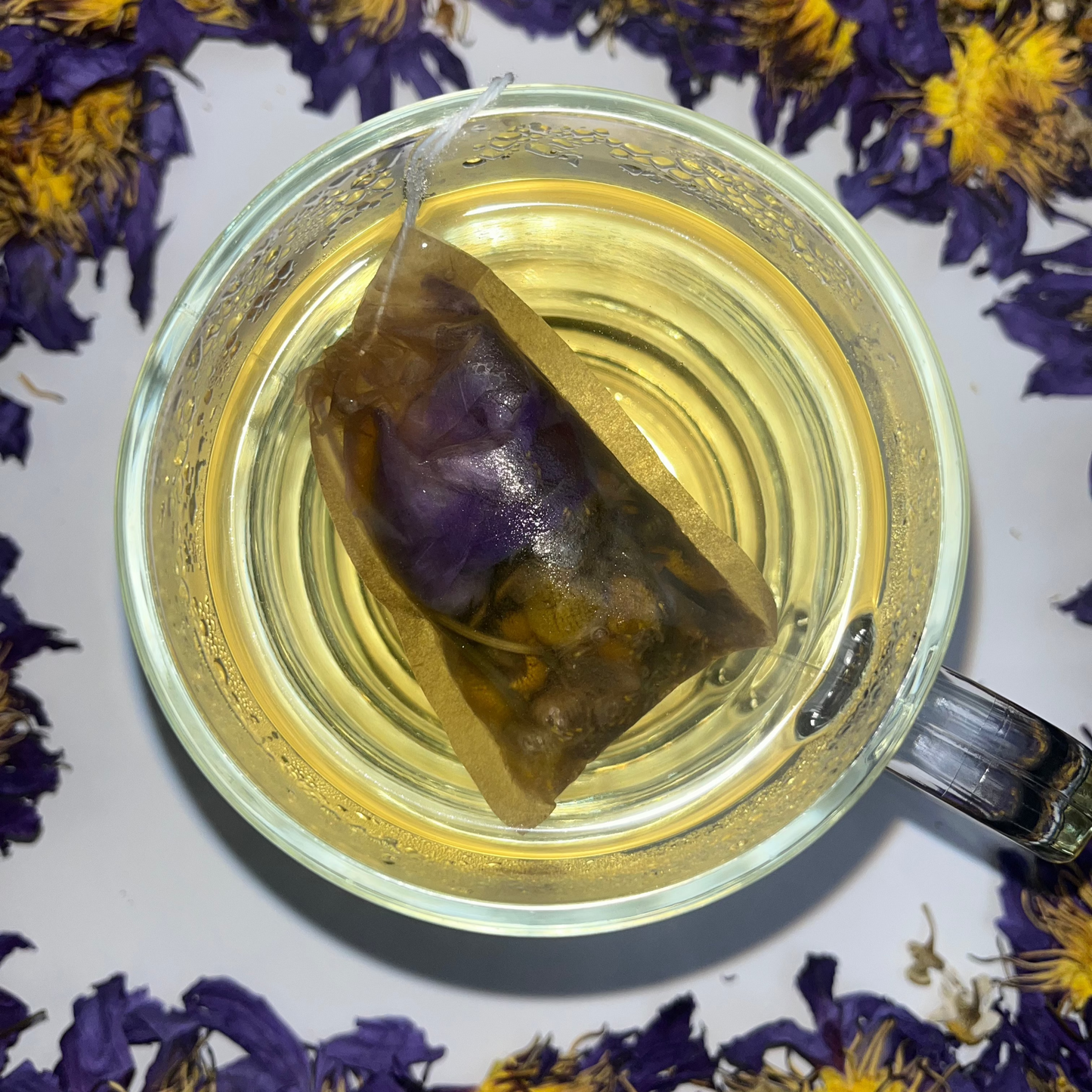 Decaffeinated Herbal Tea Bags - Blue Lotus | Chamomile Tea