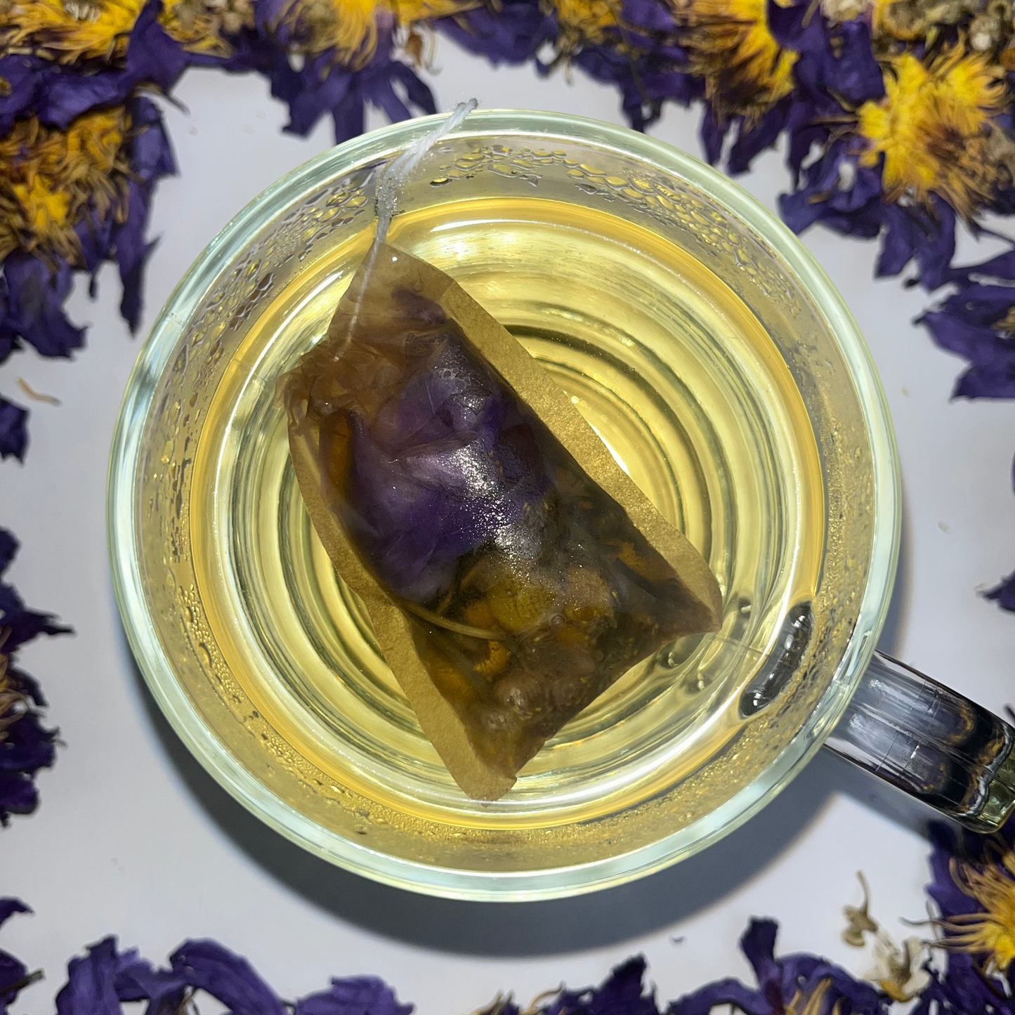 Decaffeinated Herbal Tea Bags - Blue Lotus | Chamomile Tea