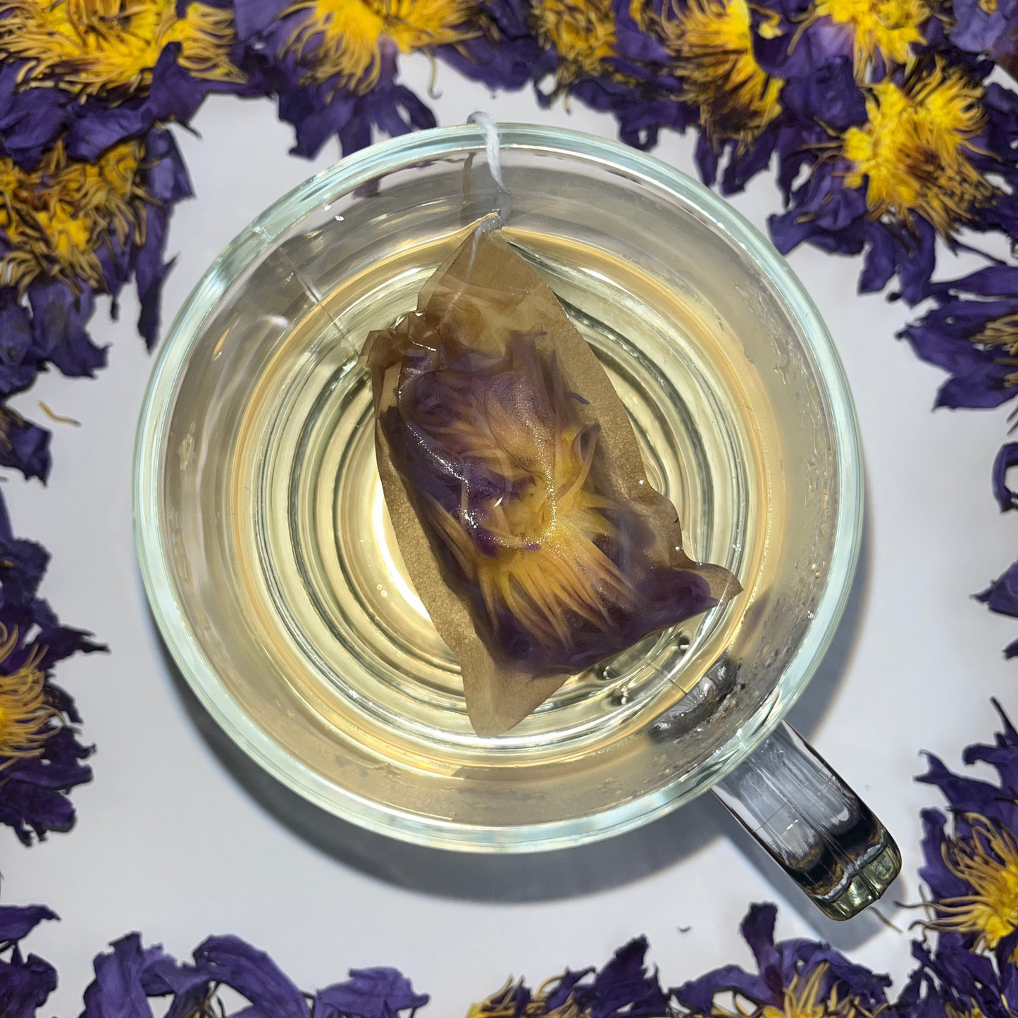 Decaffeinated Herbal Tea Bags - Blue Lotus | Chamomile Tea