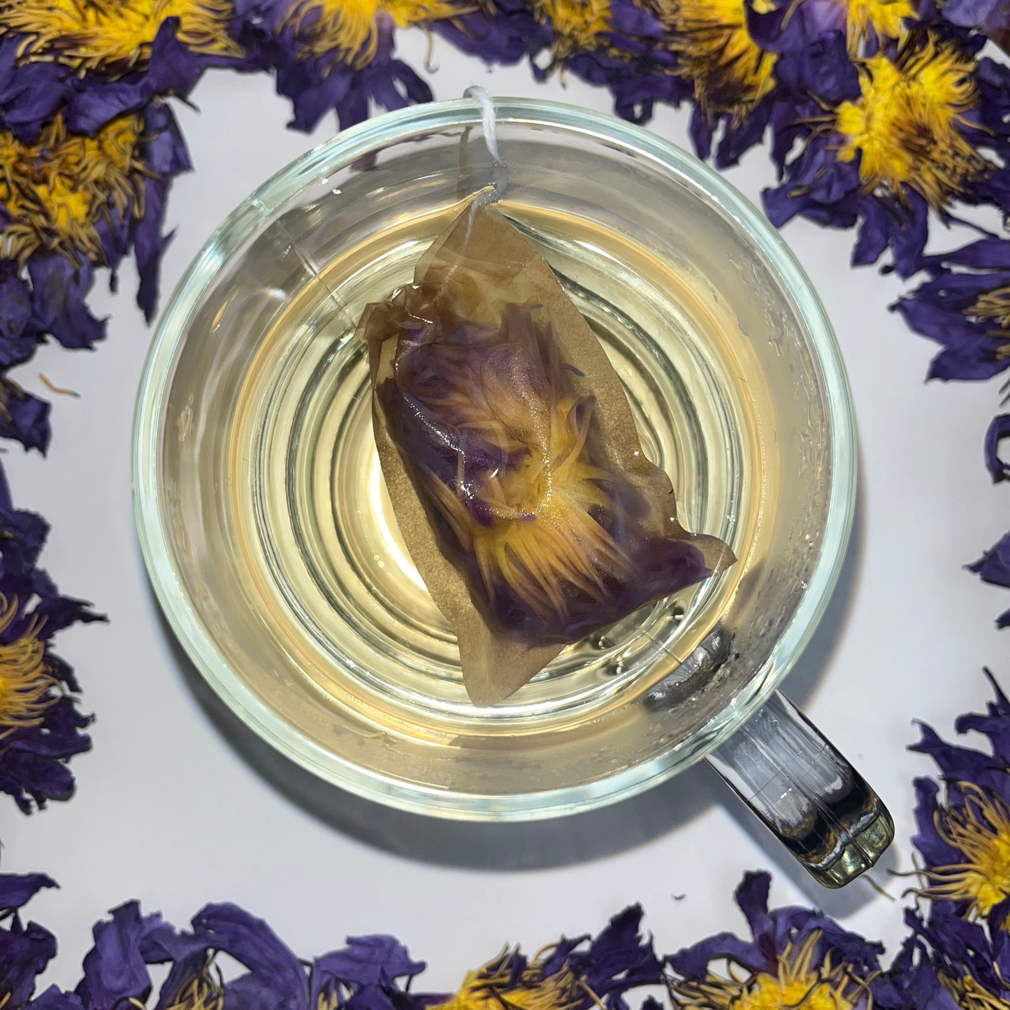 Decaffeinated Herbal Tea Bags - Blue Lotus | Chamomile Tea