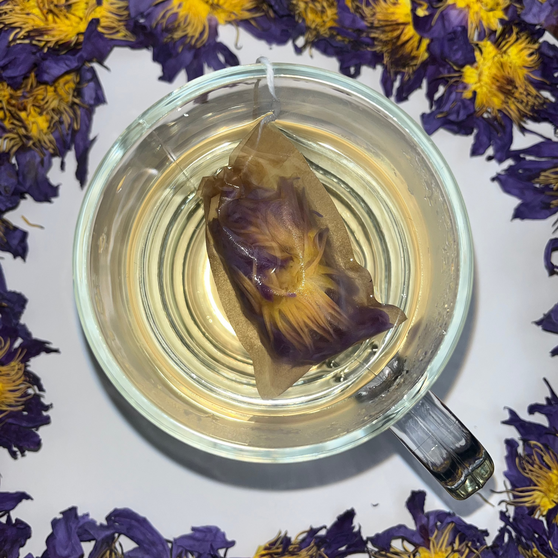 Decaffeinated Herbal Tea Bags - Blue Lotus | Chamomile Tea
