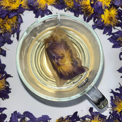 Decaffeinated Herbal Tea Bags - Blue Lotus | Chamomile Tea